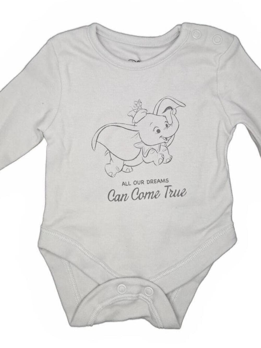 Disney Baby Dumbo Quilted Jacket and Bodysuit Set image 2